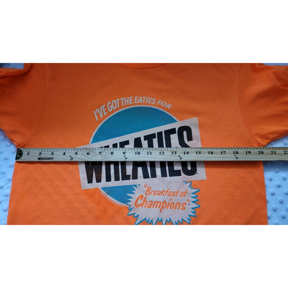 Wheaties * Breakfast of Champions Cereal Shirt General Mills Optima Tag Size Med - Picture 6 of 9